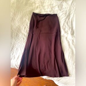 Madewell Satin Skirt